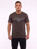 Men’s Premium "Authentic" Graphic T-Shirt – Dark Brown