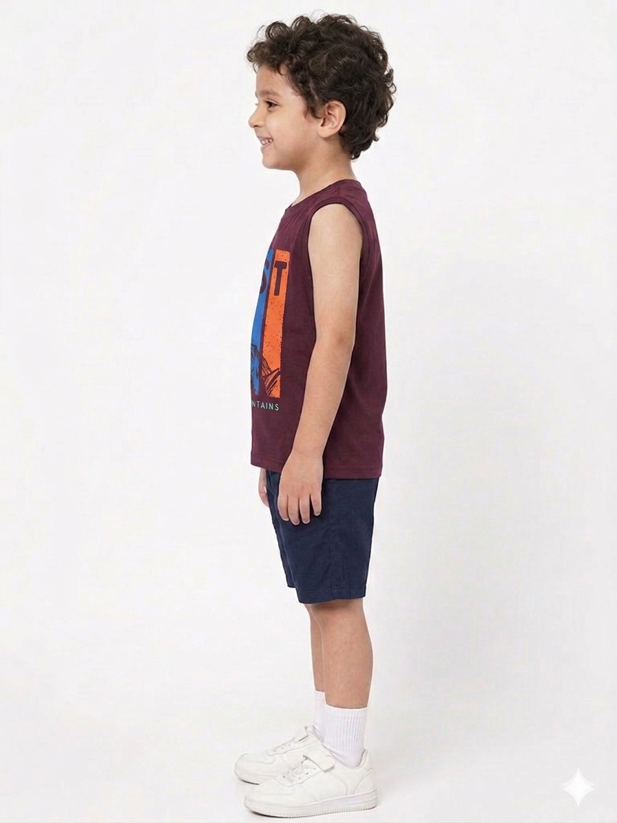 Toddler Boys Sleeveless Sandos