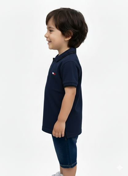 Boys Navy Blue Tommy Polo