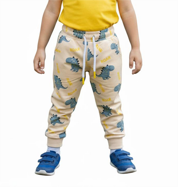 Boys Terry Beige Trouser