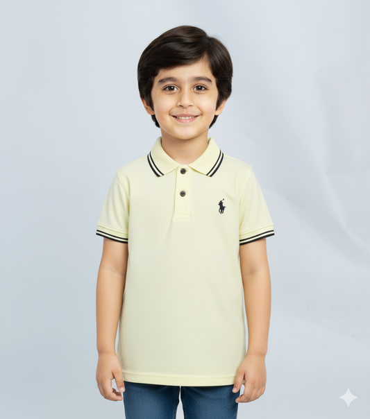 Kids Stylish Lemon Polo t shirts