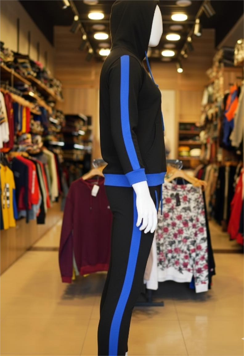 Black Men's Athletic Track Suits