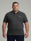 Lacoste Men's Classic Fit Petit Piqué Cotton Polo Shirt - Dark Grey