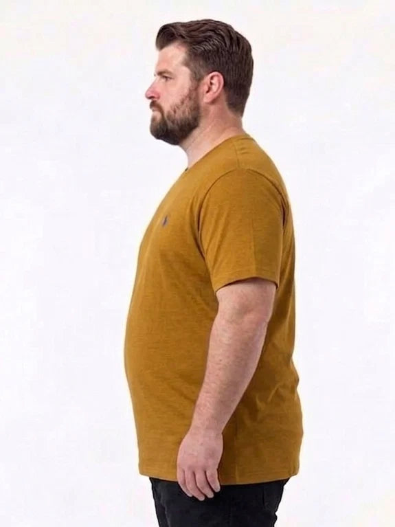 Premium Cotton Round Neck T-Shirts with Subtle Polo Logo