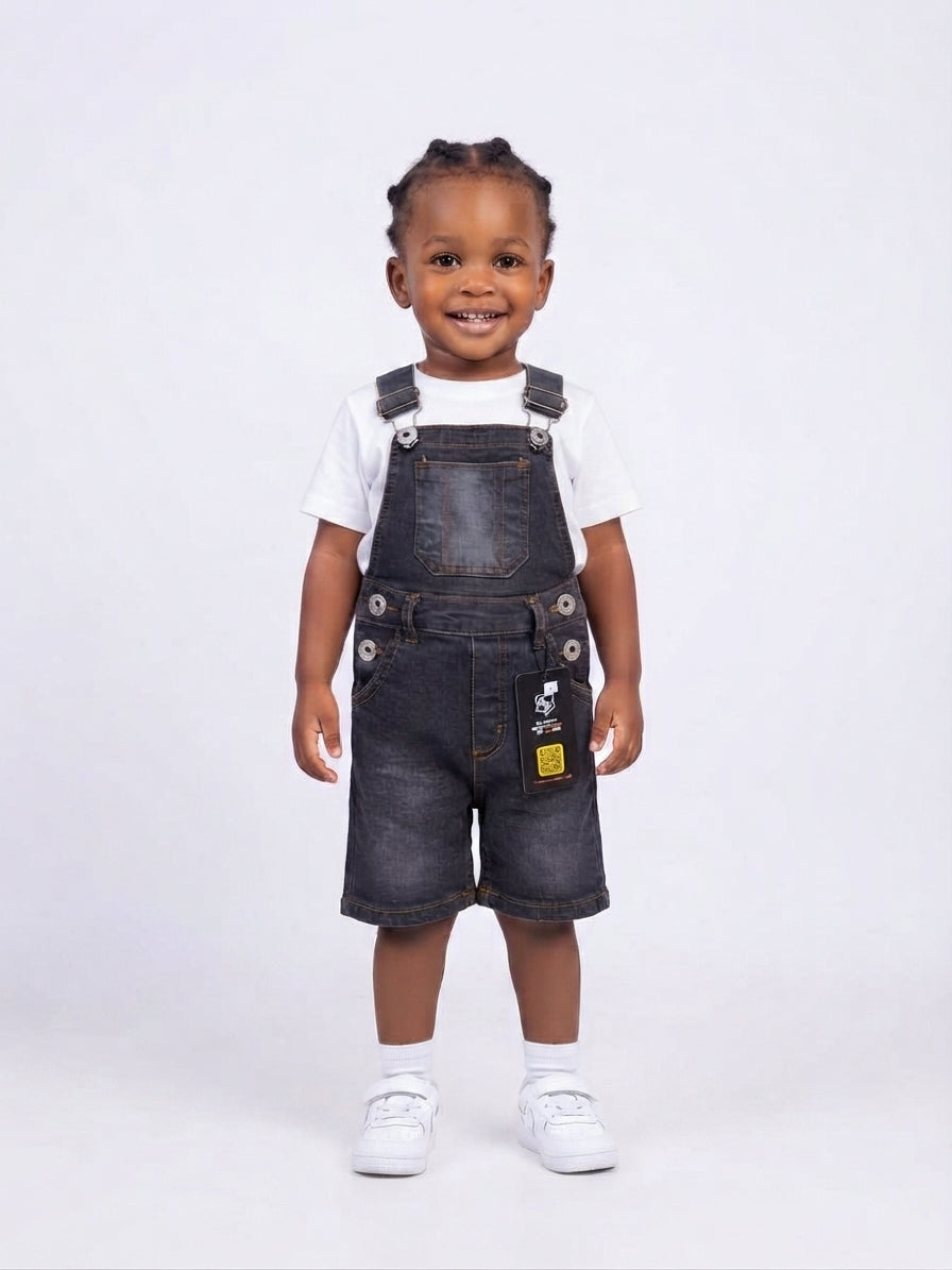 Toddler's Classic Denim Short Romper