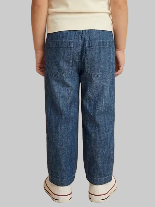 Kids Comfortable Drawstring Casual Pant Style Trousers