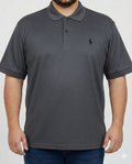Big & Tall Dark Grey Polo T shirt