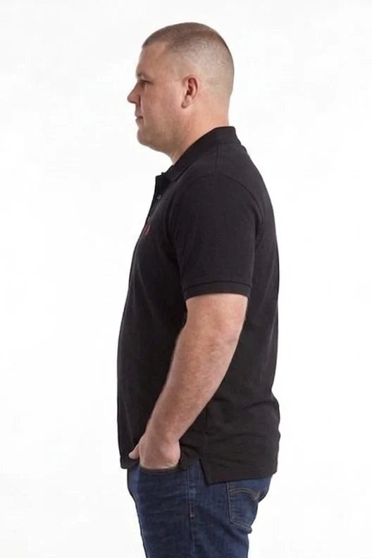 Premium Oversized Small Logo Polo T-Shirts