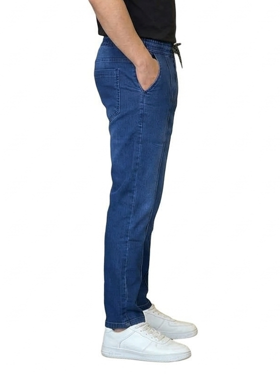 Men’s Signature Straight-Fit Joggers-Dark Blue