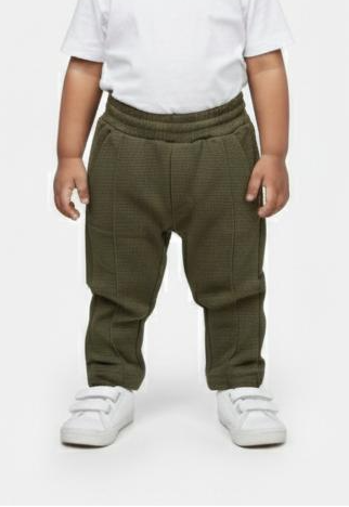 Kids Army Green Waffel Trouser
