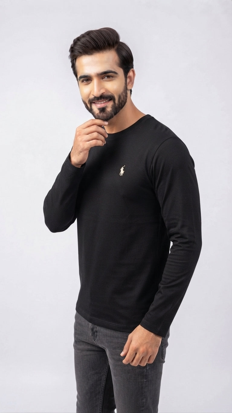 Al Noor Essential Full Sleeve Crew Neck T-Shirt