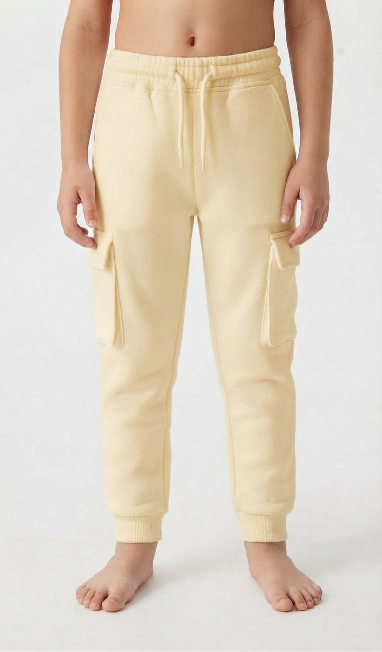 Al Noor Boys’ Cozy Terry Fleece Winter Trousers