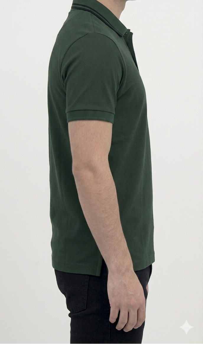 Big & Tall Green Polo T shirt