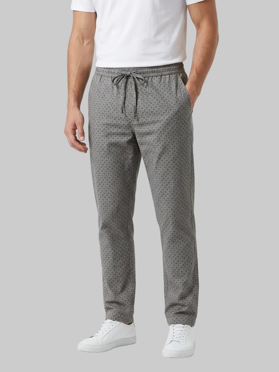 Sleeping Wear Cotton Beige Trouser