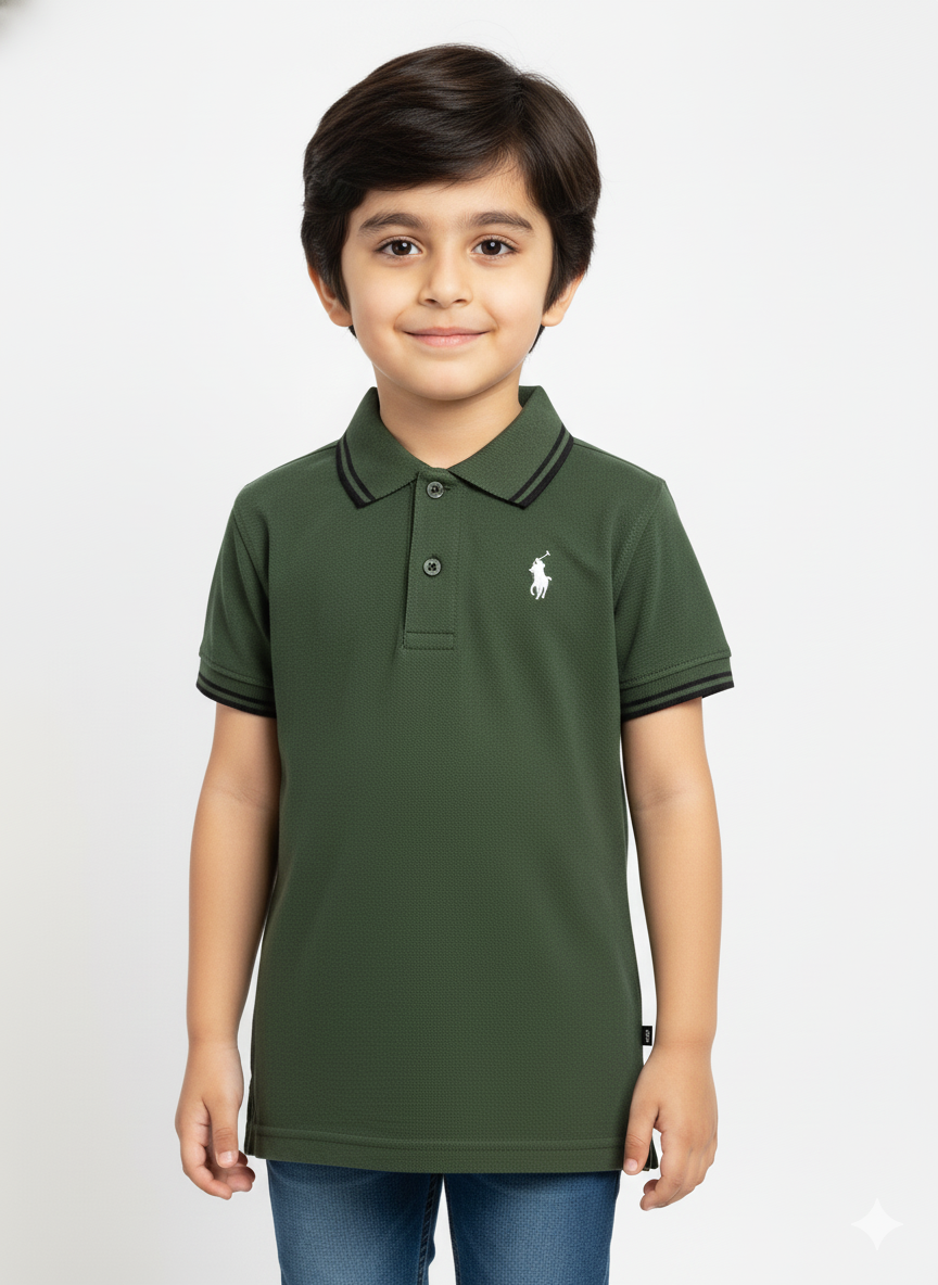 Boys Trendy small polo T shirt