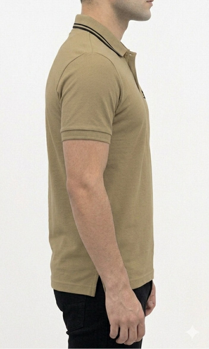 Big & Tall Beige Polo T shirt