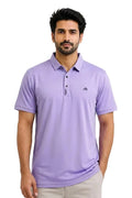 Men’s Lavender Dri Fit Short Sleeve Polo Shirt