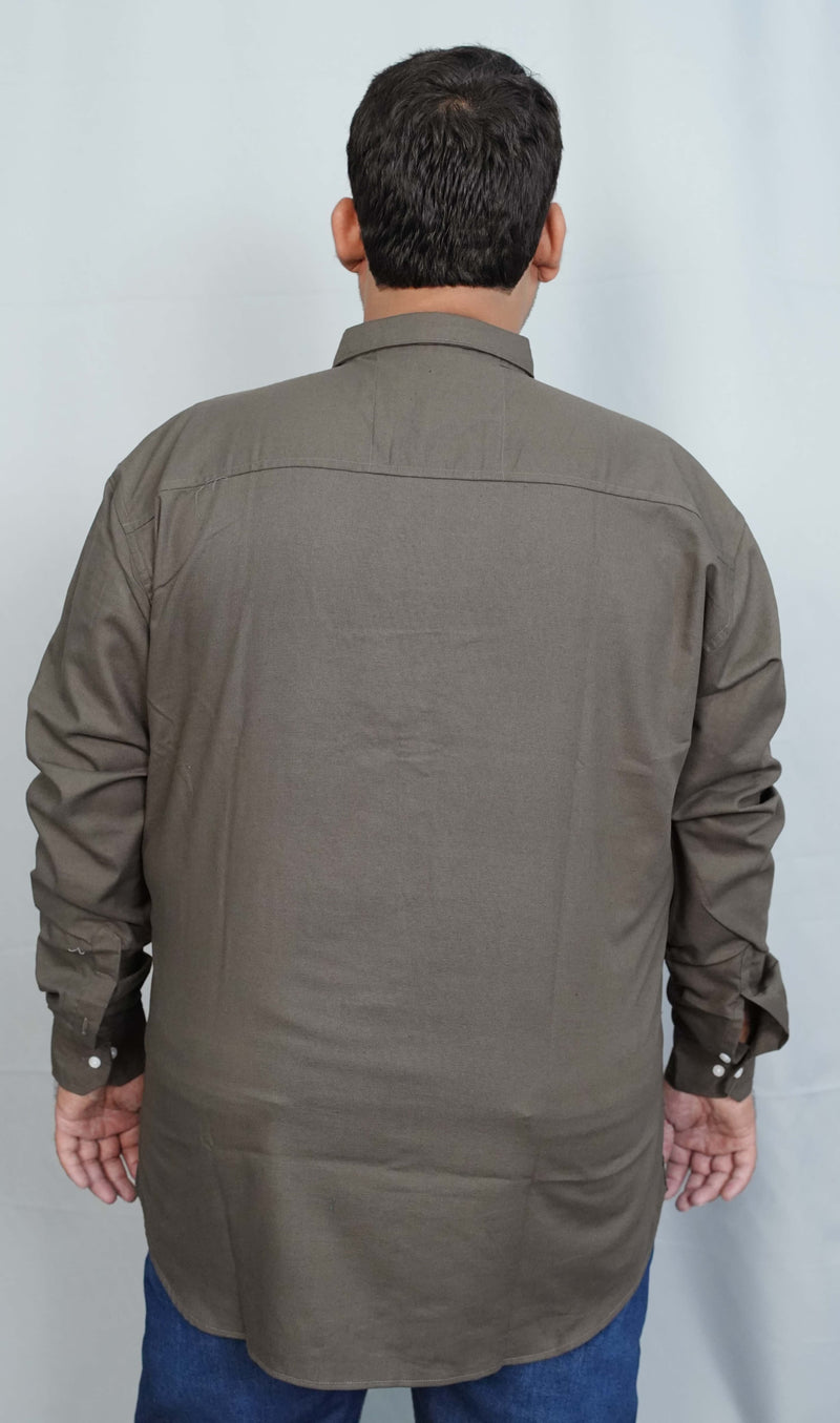 Big Size Dark Grey  casual Shirt