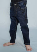 Boys Dark Blue Denim Pant