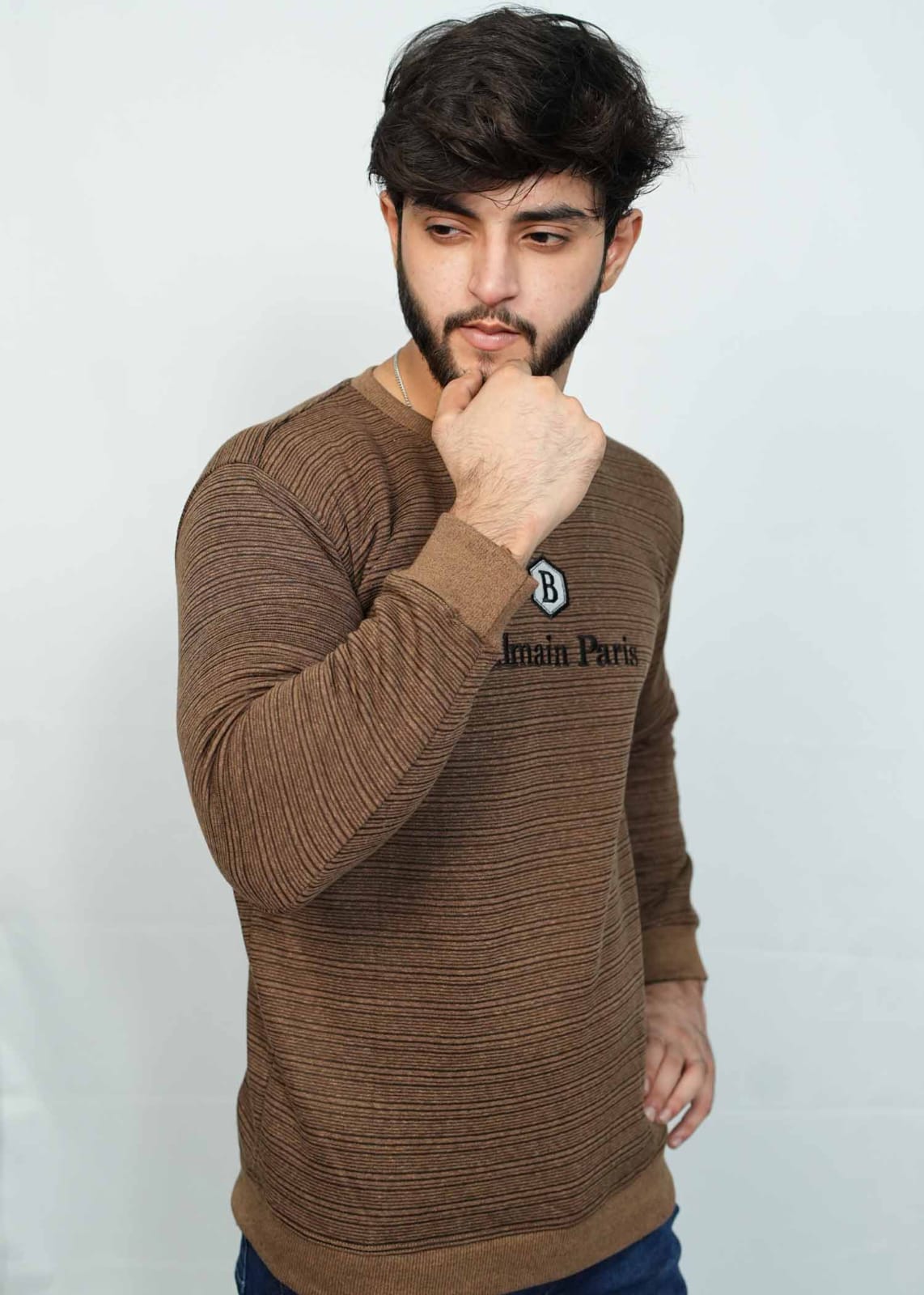 Brown Premium Men's Sweat Shirts