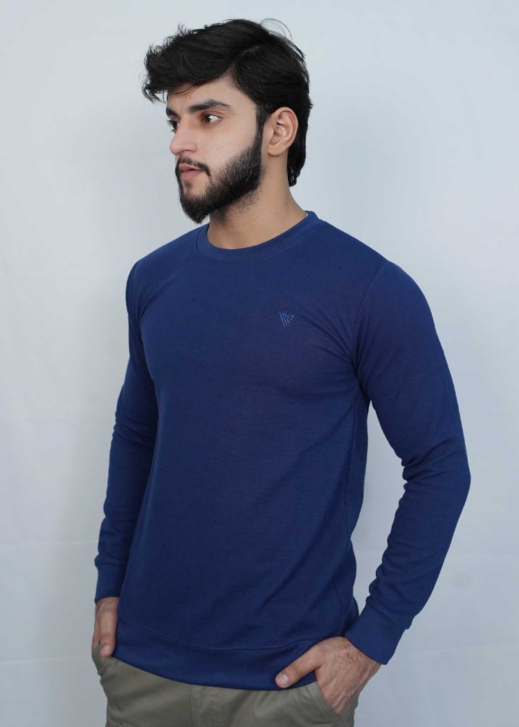 Navy Blue Premium Men's Sweat Shirts