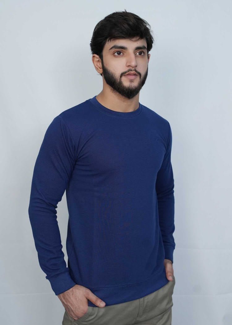 Navy Blue Premium Men's Sweat Shirts