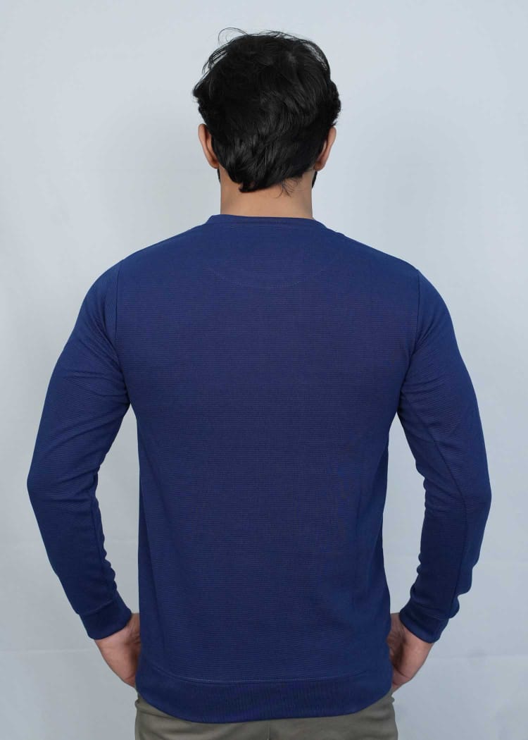Navy Blue Premium Men's Sweat Shirts