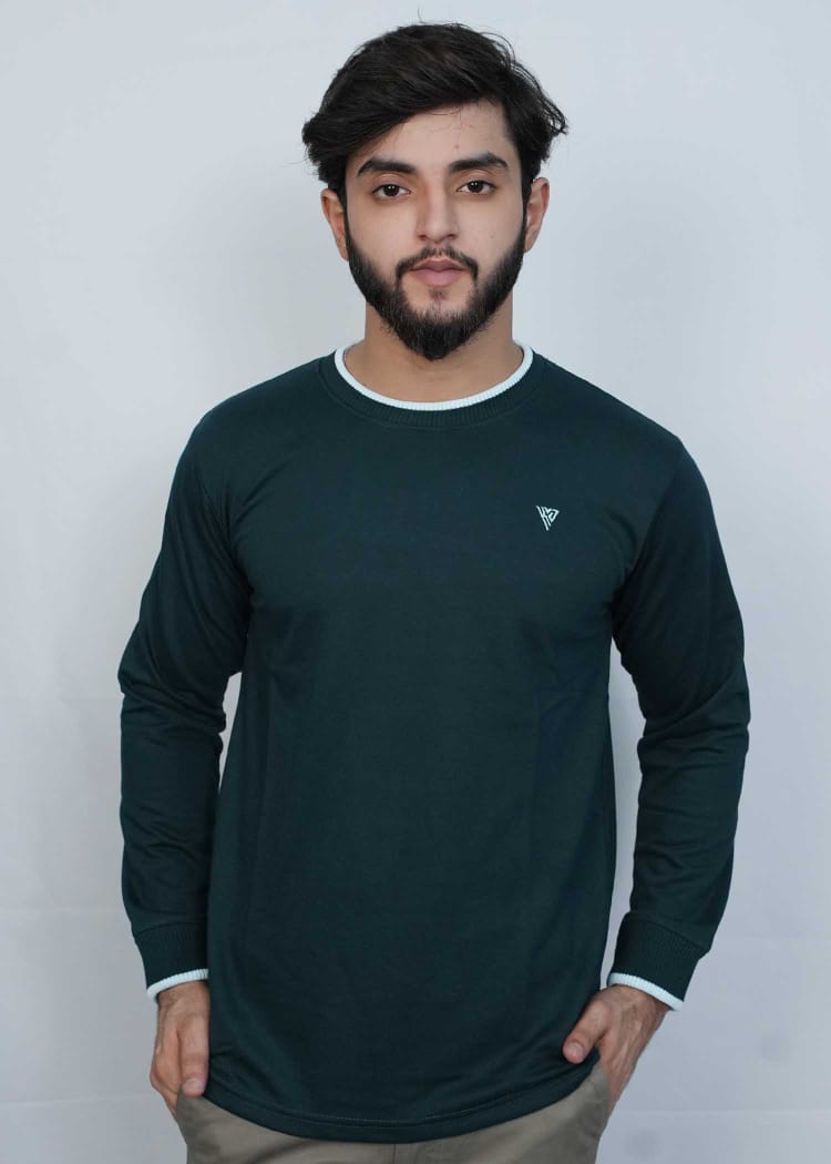 Cozy & Smart Army Green Sweat Shirts