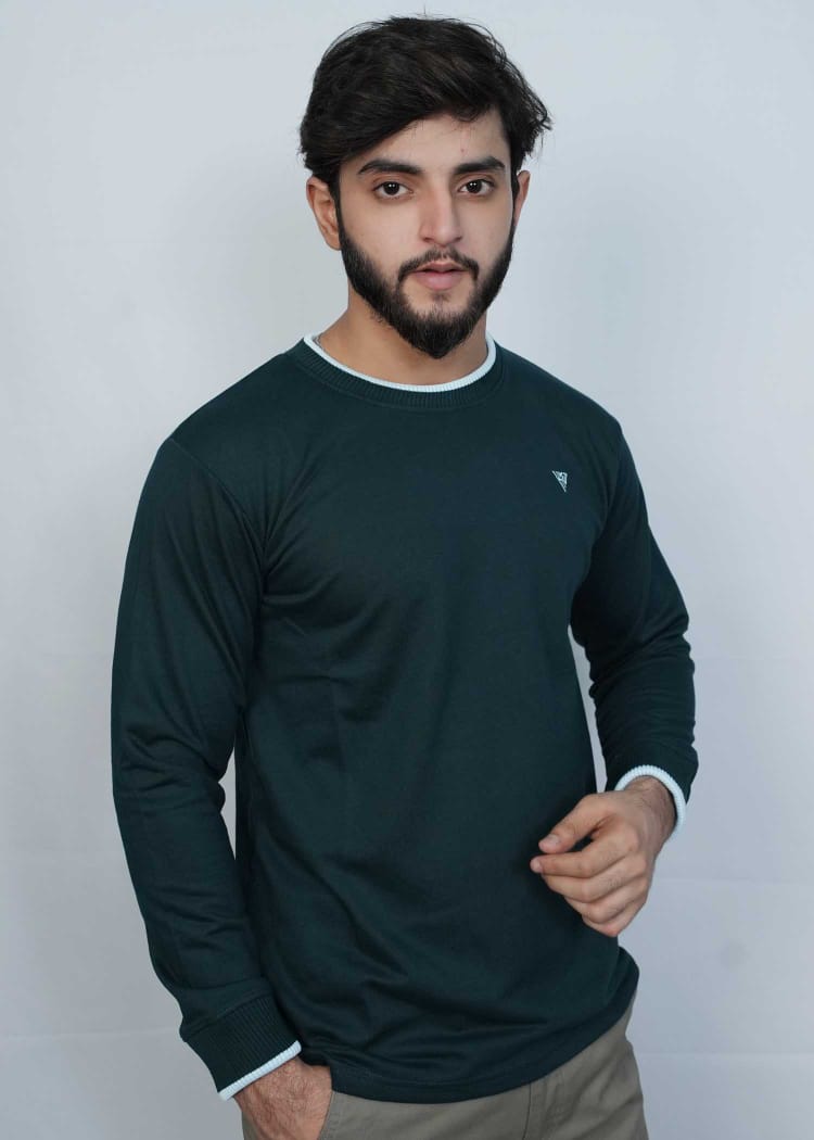 Cozy & Smart Army Green Sweat Shirts