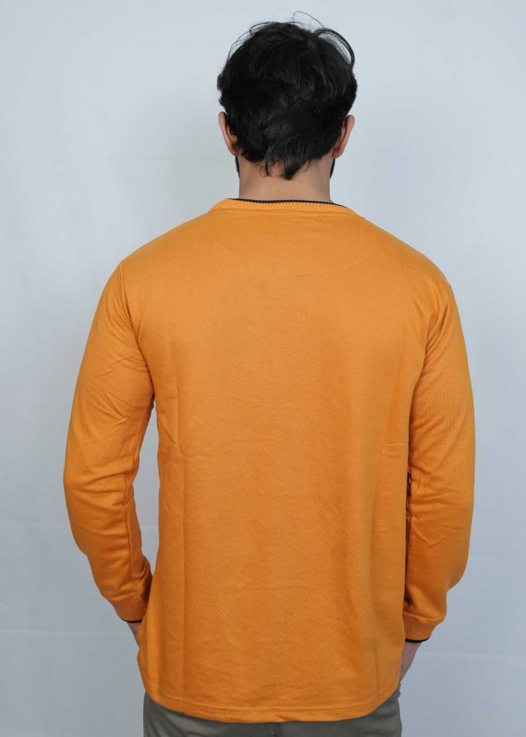 Cool & Casual Mustard Sweat Shirt