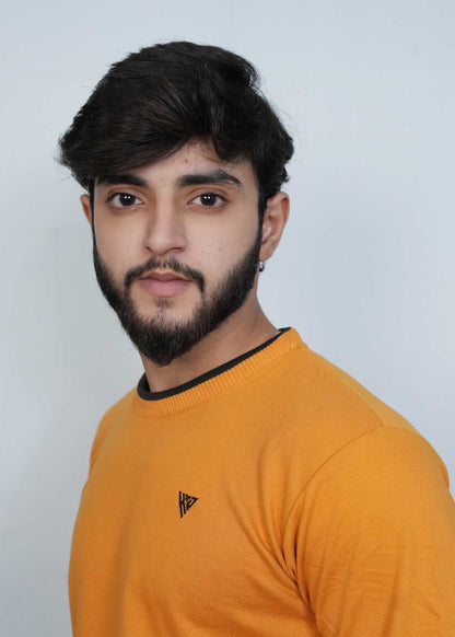 Cool & Casual Mustard Sweat Shirt