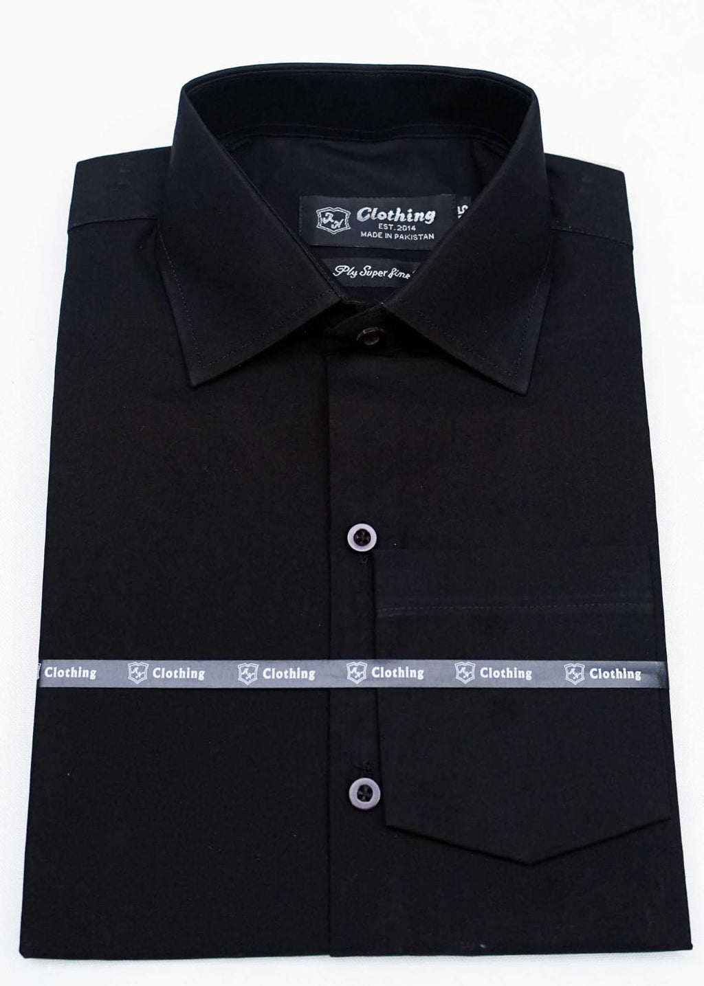 Black Plain Premium Formal Shirts