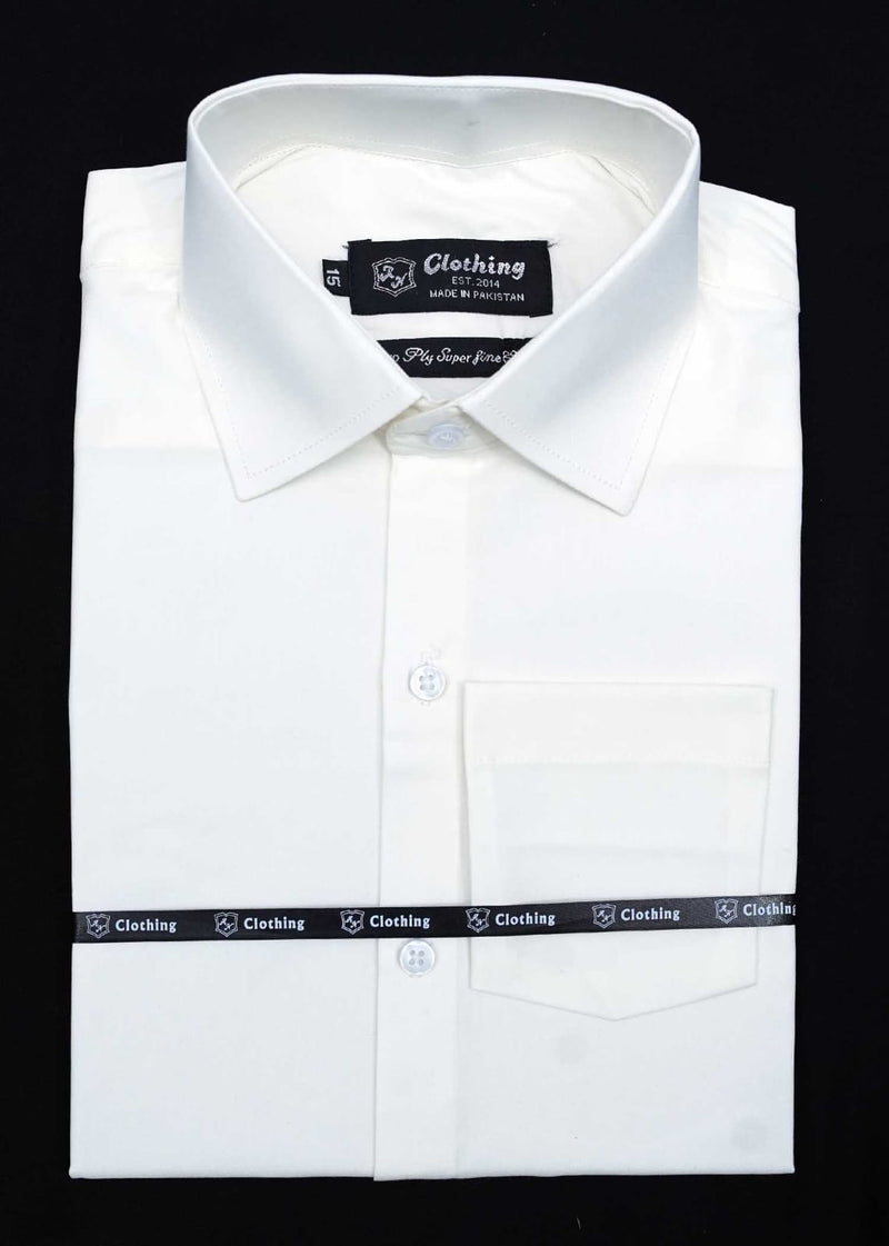 Premium Plain White Formal shirts