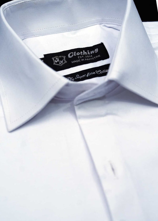 Premium Plain White Formal shirts