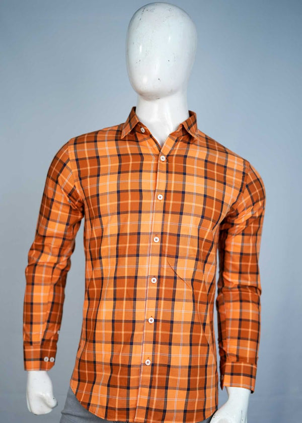 Men's Casual Plaid Shirt