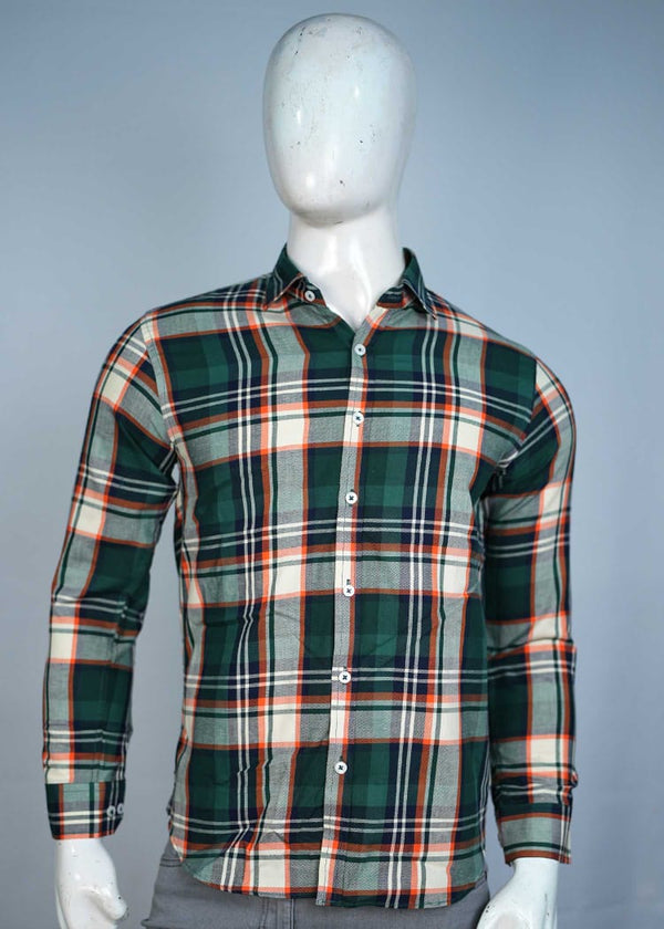 Men's Casual Plaid Shirt
