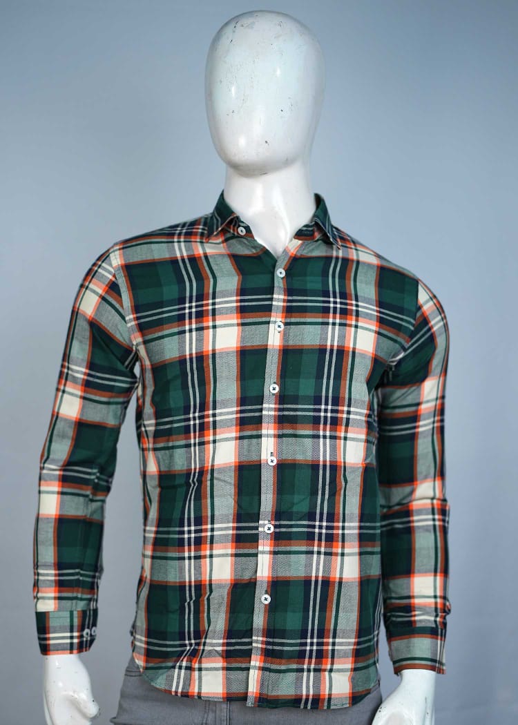 Men's Casual Plaid Shirt