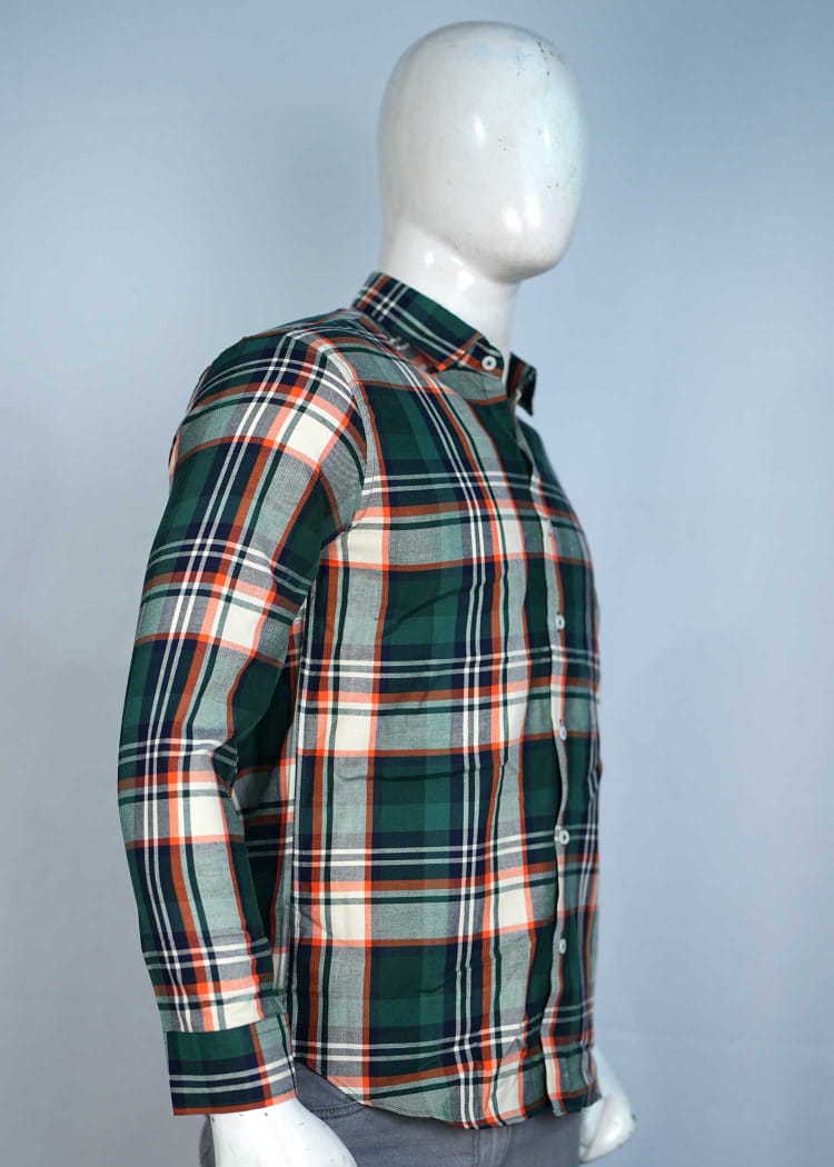 Men's Casual Plaid Shirt