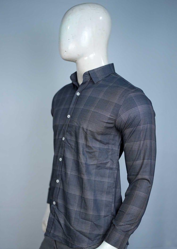 Men's Casual Plaid Shirt