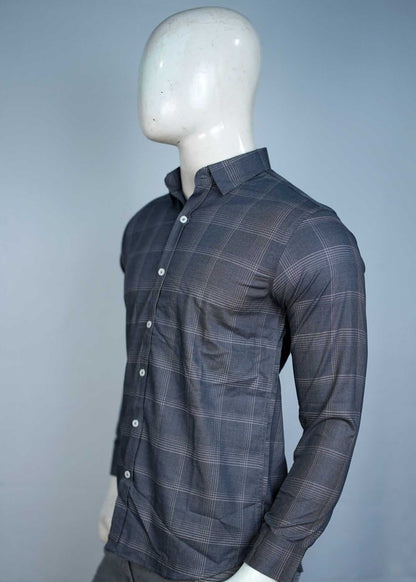 Men's Casual Plaid Shirt