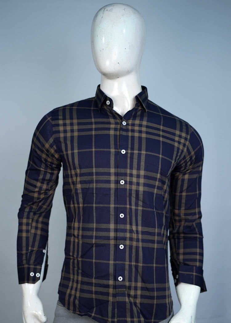 Men's Casual Plaid Shirt