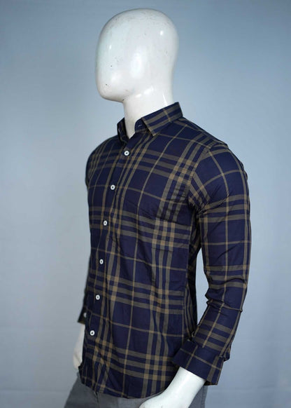 Men's Casual Plaid Shirt