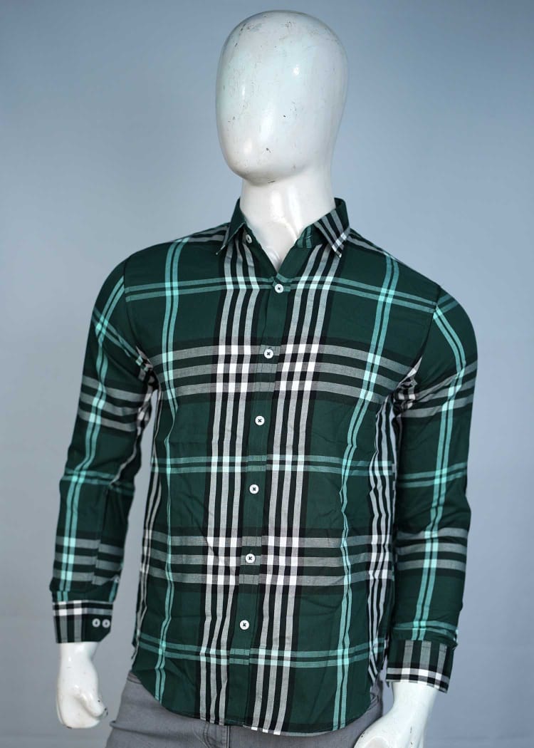 Men's Casual Plaid Shirt