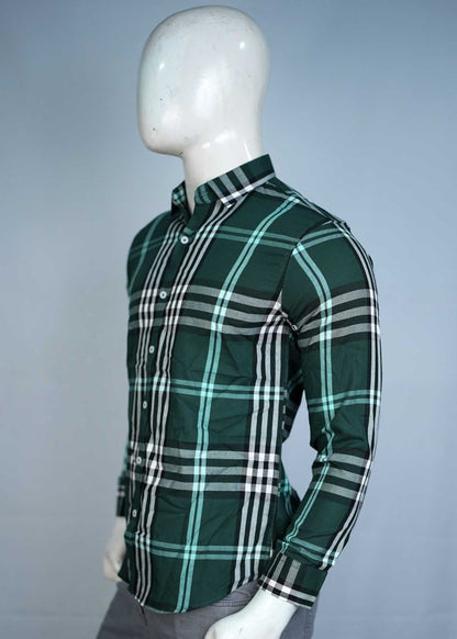 Men's Casual Plaid Shirt