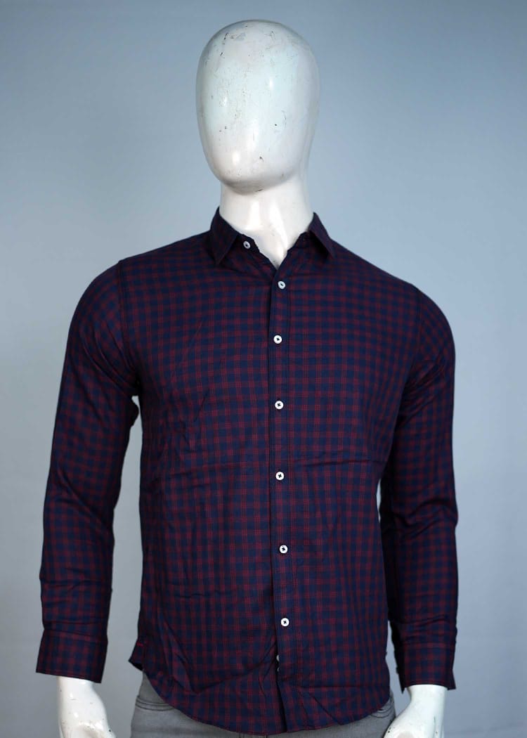 Men's Casual Plaid Shirt
