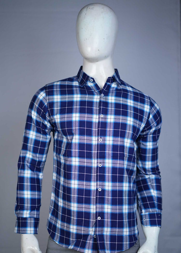 Men's Casual Plaid Shirt