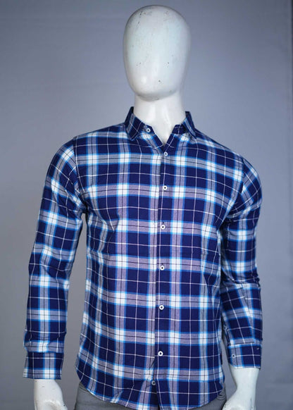 Men's Casual Plaid Shirt