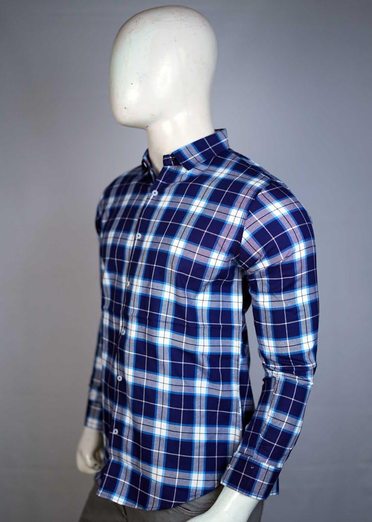 Men's Casual Plaid Shirt