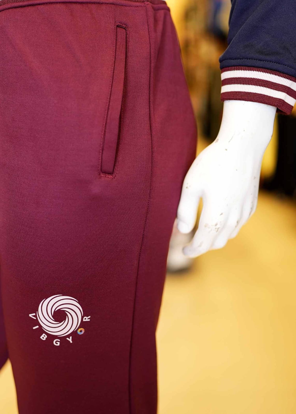 Maroon & Navy Blue Premium Track Suits