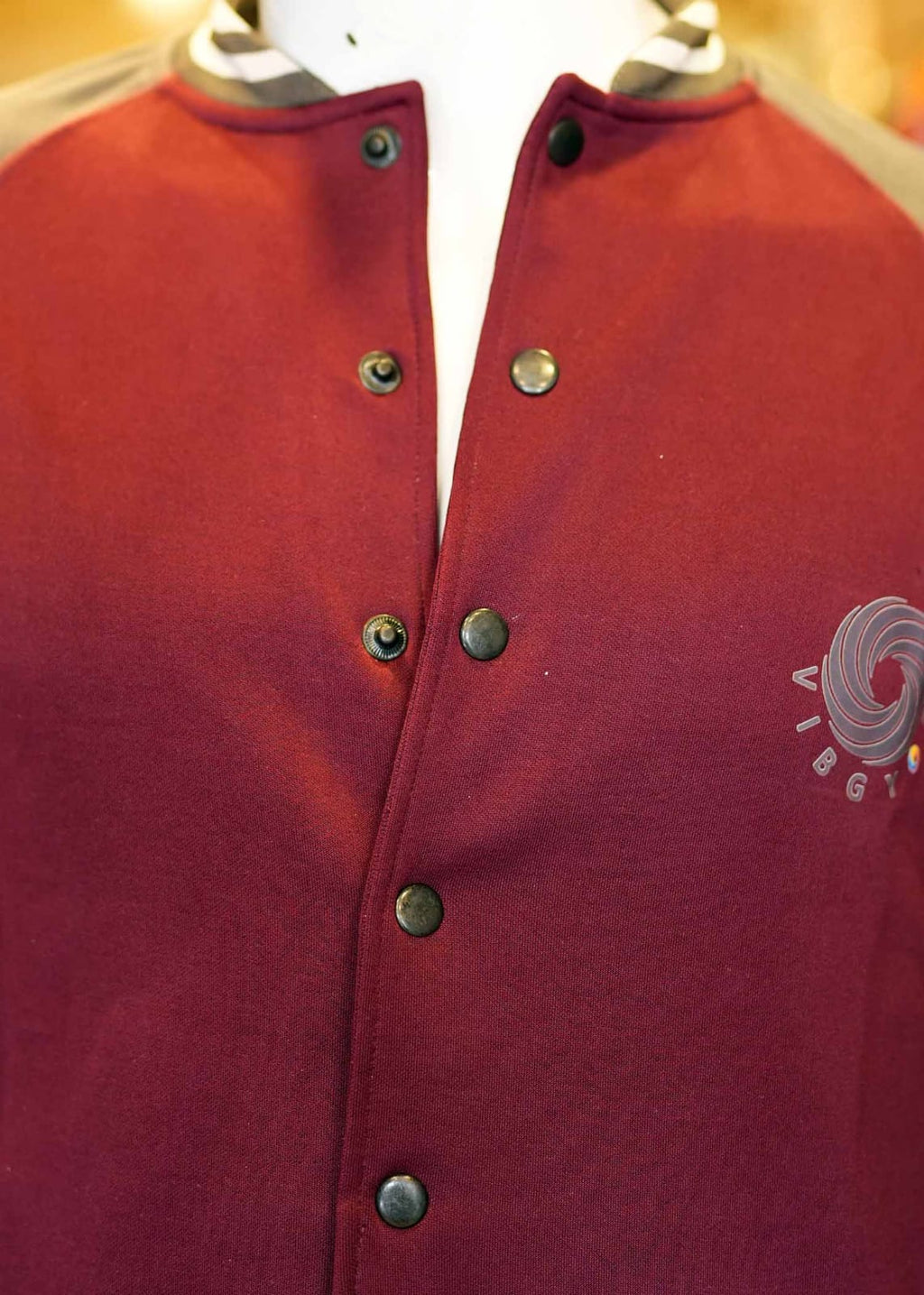 Grey & Maroon Men's Track suits